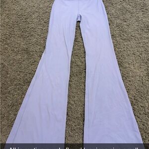 Women's Light Purple Flared Pants